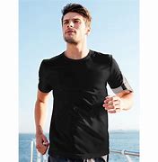 Image result for Men's Plain Black T-Shirt