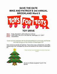 Image result for Toys for Tots Fundraiser Flyer Template