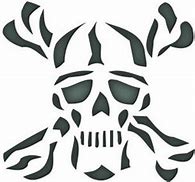 Image result for Cute Skull and Crossbones Stencil