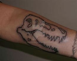 Image result for Cartoon T-Rex Tattoo