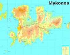 Image result for Mykonos Map Poster