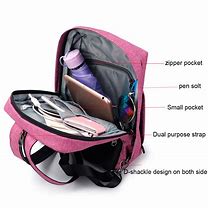 Image result for Pink Backpack Anti-Theft