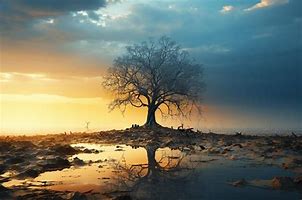 Image result for Dry and Green Tree