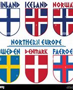 Image result for Norway-Sweden Iceland Flag