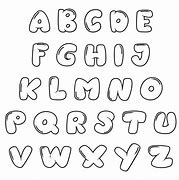 Image result for Square Bubble Letters