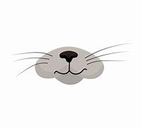 Image result for Cat Nose Vector Black and White