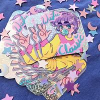 Image result for Tsuaii Waifu Stickers