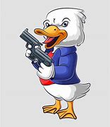 Image result for Donald Duck Holding a Gun