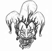 Image result for Evil Jester Drawing