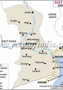 Image result for Siang District Map