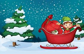 Image result for Animated Elf Sleigh