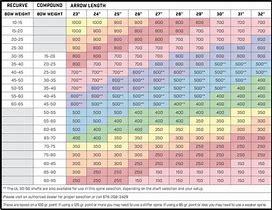 Image result for Spine Chart for Arrows