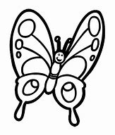 Image result for Flower Clip Art Black and White Butterfly