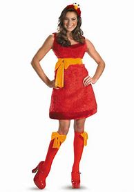 Image result for Creepy Elmo Costume