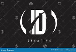 Image result for ID Logo Black and White