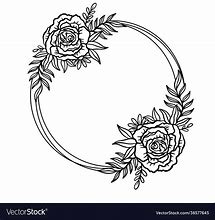 Image result for Flower Circle Template