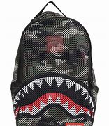 Image result for Sprayground Camo Shark Backpack