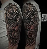 Image result for Mechanical Chest Tattoo