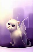 Image result for Kawaii Purple Cat Wallpaper