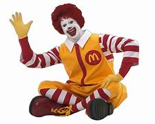 Image result for Ronald McDonald Head PNG