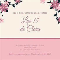 Image result for Invitaciones Para 15 Años