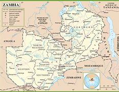 Image result for Zambia Rivers Map of Africa