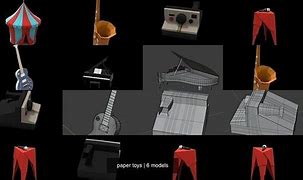 Image result for 3D Paper Toys