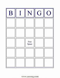 Image result for Free Blank Bingo Cards