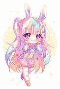 Image result for Rainbow Anime Girl Chibi