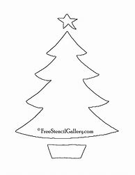 Image result for Xmas Tree Stencil