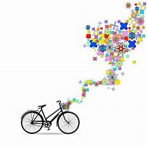 Image result for Flower Bicycle Border