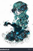 Image result for Sugar Skull Face Clip Art