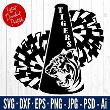 Image result for Tiger Cheer SVG