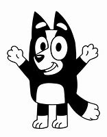 Image result for Bluey Black Dog