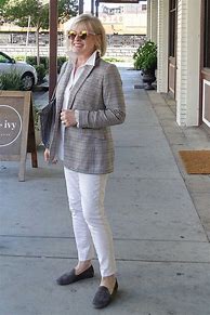 Image result for White Jeans and Blazer