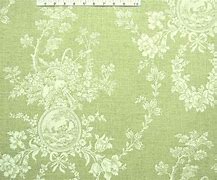 Image result for Green Toile Wallpaper