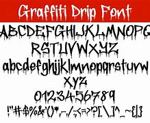 Image result for Graffiti Drip Font