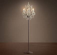 Image result for Crystal Chandelier Floor Lamp