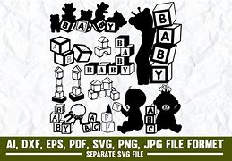 Image result for Baby Bloody Blocks SVG