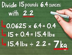 Image result for Change Pounds to Kilograms