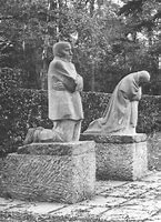 Image result for Abstract Statue of Grieving Parents