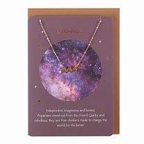 Image result for Aquarius Zodiac Necklace