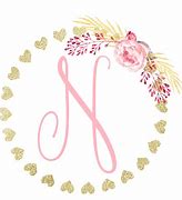 Image result for Monogram Letter N