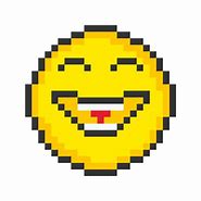 Image result for Happy Emoji Pixel Art