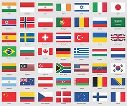 Image result for Flags of Countries and Their Names