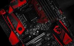 Image result for Red Gaming Motherboard