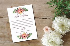 Image result for Wedding Card Words of Wisdom