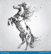 Image result for Horse with Flowers in Mane