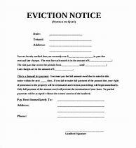 Image result for Basic Eviction Notice Form