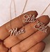 Image result for Necklace with Name On It